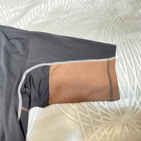 $500 Authentic LULULEMON Made in CANADA Men's Colorblock Black T-Shirt Sz.XL - Picture 5 of 12